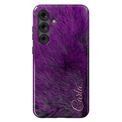 Personalized Whimsical Animal Fur Galaxy Case