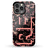 3D Camo Initials Dark Tort iPhone Case