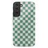 Custom Initials Watercolor Checkerboard Galaxy Case