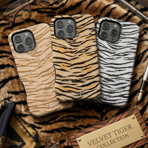 Personalized Velvet Tiger iPhone Case