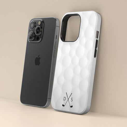 Sports Golf Club Initials iPhone Case