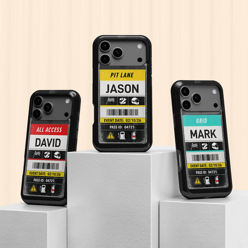 Personalized Racing Pass iPhone Case