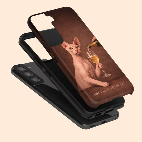 Custom Wine & Whiskers Galaxy Case
