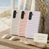 Personalized Coastal Stripes Galaxy Case
