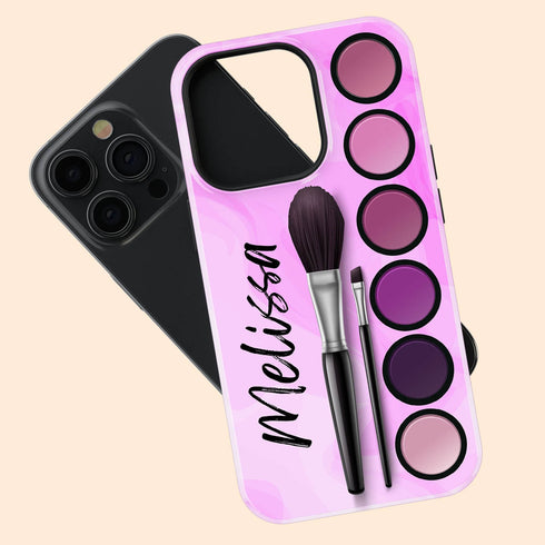 Personalized Glamorous Makeup Kit iPhone Case