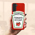 Personalized Hot Tomato Ketchup Bottle Galaxy Case