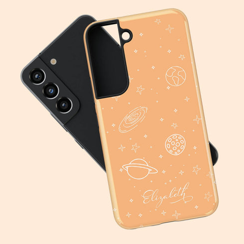 Personalized Pastel Universe Colors Galaxy Case