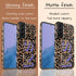 Wild Metallic Leopard 3D Initials Galaxy Case