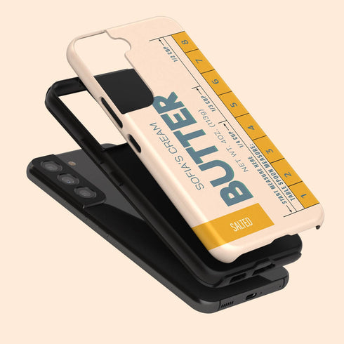 Custom Name Butter Cream Galaxy Case