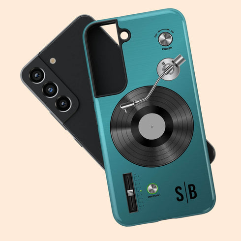 Personalized Classic Vinyl Record Player Galaxy Case
