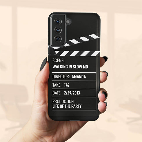 Personalized Movie Directors Clapperboard Galaxy Case