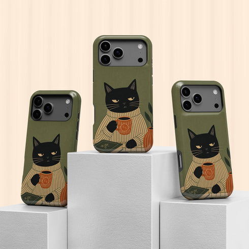 Personalized Judgy Cat iPhone Case