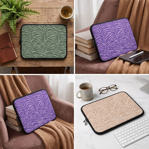 Personalized Urban Zebra Laptop Sleeve