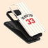 Custom Baseball Player & Number Galaxy Case