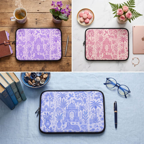 Personalized Tiger Palace Laptop Sleeve