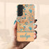 Custom Name Botanical Oriental Flowers Galaxy Case