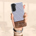 Custom Name Rustic Wood Stripes Galaxy Case