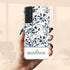 Custom Name Blue Bird & Flower Galaxy Case