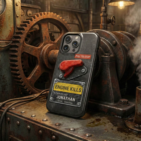 Personalized Racing Kill Switch iPhone Case