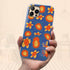 Personalized Retro Warp Floral Groovy iPhone Case