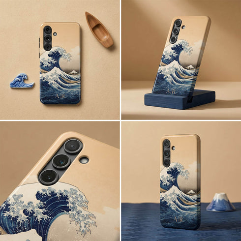 Custom The Great Wave off Kanagawa Galaxy Case