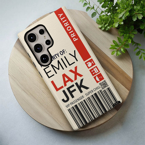 Personalized Travel Luggage Tag Galaxy Case