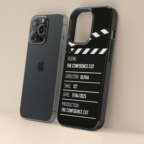 Personalized Movie Directors Clapperboard iPhone Case