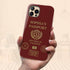 Personalized Classic Passport Cover iPhone Case