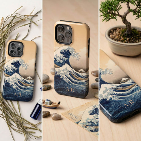 Custom The Great Wave off Kanagawa iPhone Case