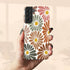 Custom Initials Abstract Flowers Galaxy Case - V3