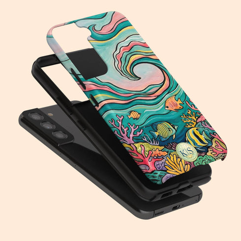 Personalized Ocean Flow Galaxy Case