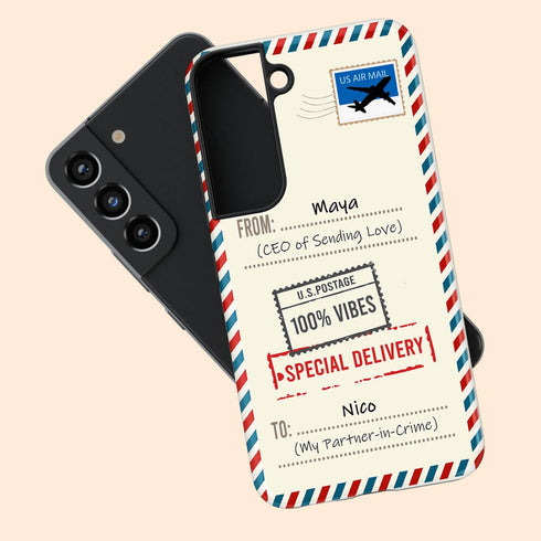 Personalized Classic Mailing Envelope Galaxy Case