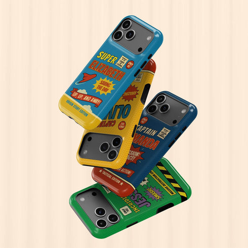 Personalized Retro Comic Book iPhone Case