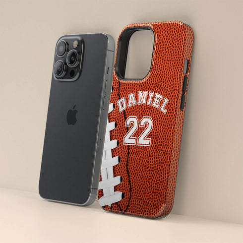 Sports Football Player & Number iPhone Case