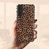Chocolate Leopard Custom Initials Galaxy Case