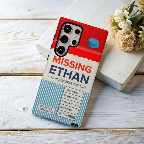 Personalized Emotional Milk Carton Galaxy Case