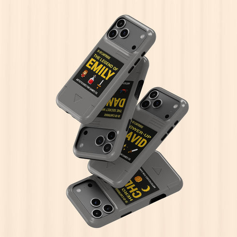 Personalized Pixel Retro Game Cartridge iPhone Case