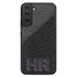 Custom 3D Initials Dark Leopard Galaxy Case - Centered
