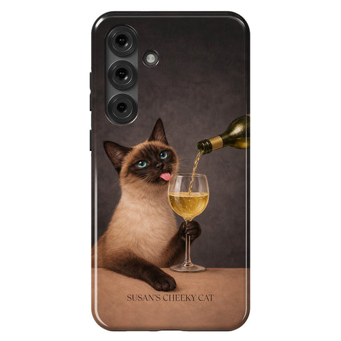 Custom Wine & Whiskers Galaxy Case