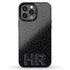 Custom 3D Initials Dark Leopard iPhone Case - Centered