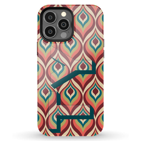 Retro Custom 3D Initials iPhone Case