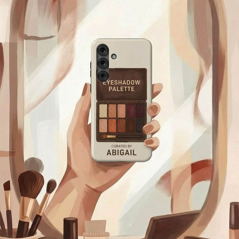 Personalized Glamour Eyeshadow Makeup Palette Galaxy Case