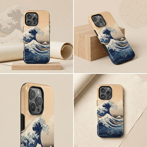 Custom The Great Wave off Kanagawa iPhone Case