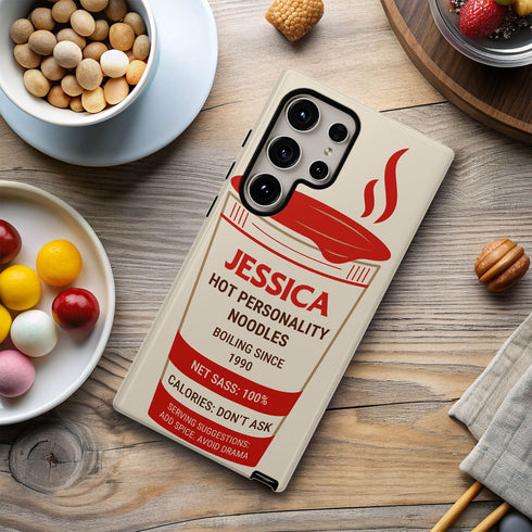 Personalized Funny Instant Noodles Cup Galaxy Case