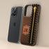 Personalized Denim Zipper Leather Patch iPhone Case