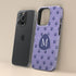 Custom Initials Cat Paws iPhone Case