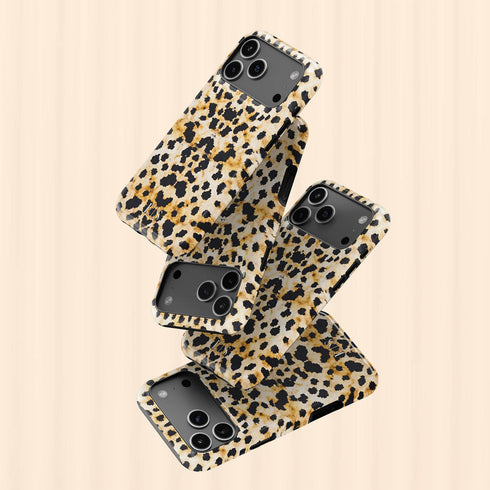 Personalized Luxe Inked Leopard iPhone Case