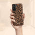 Chocolate Leopard Custom Initials Galaxy Case