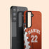Sports Football Player & Number Galaxy Case