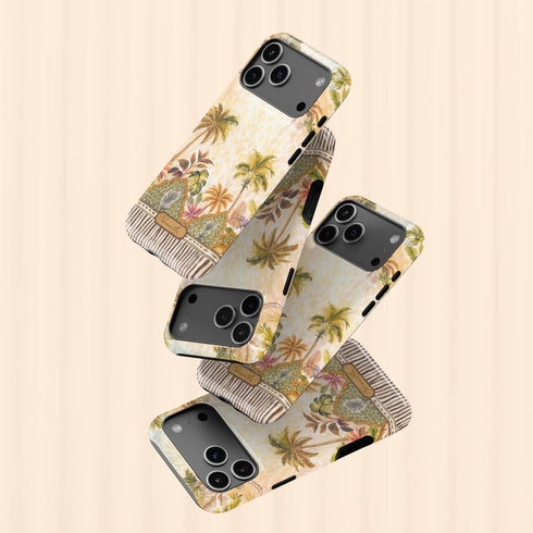 Personalized Tropical Palms of Jaipur iPhone Case